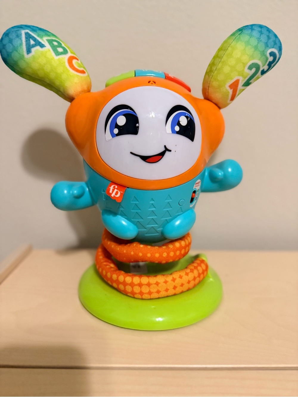 Fisher-Price Orange, Blue & Green Musical Learning Bunny